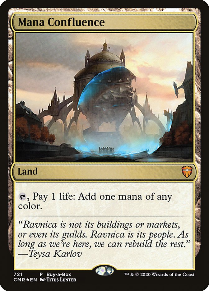 Mana Confluence (Buy-A-Box) [Commander Legends Promos] Magic: The Gathering