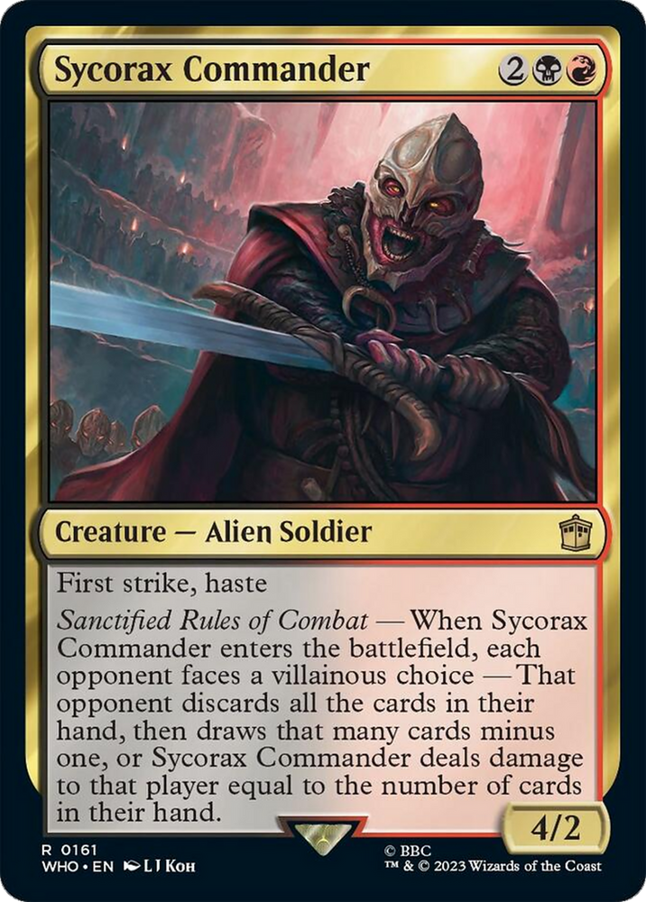 Sycorax Commander [Doctor Who] Magic: The Gathering