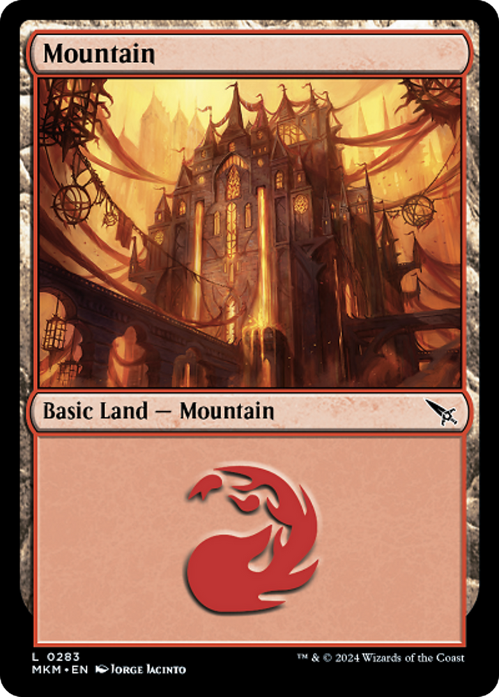 Mountain (0283) [Murders at Karlov Manor] Magic: The Gathering