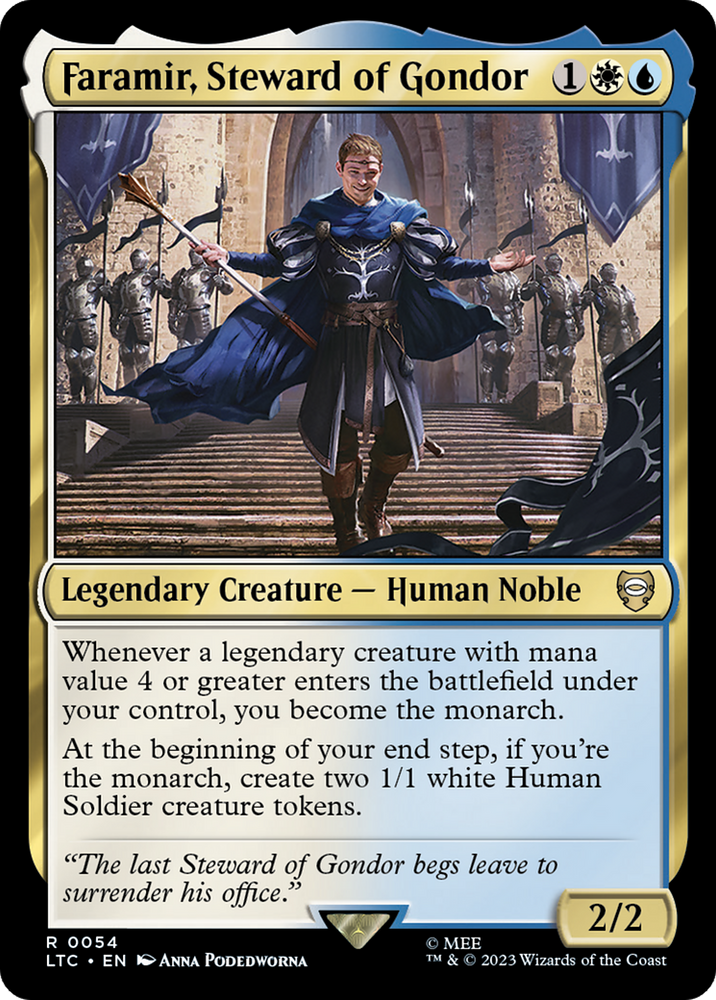 Faramir, Steward of Gondor [The Lord of the Rings: Tales of Middle-Earth Commander] Magic: The Gathering