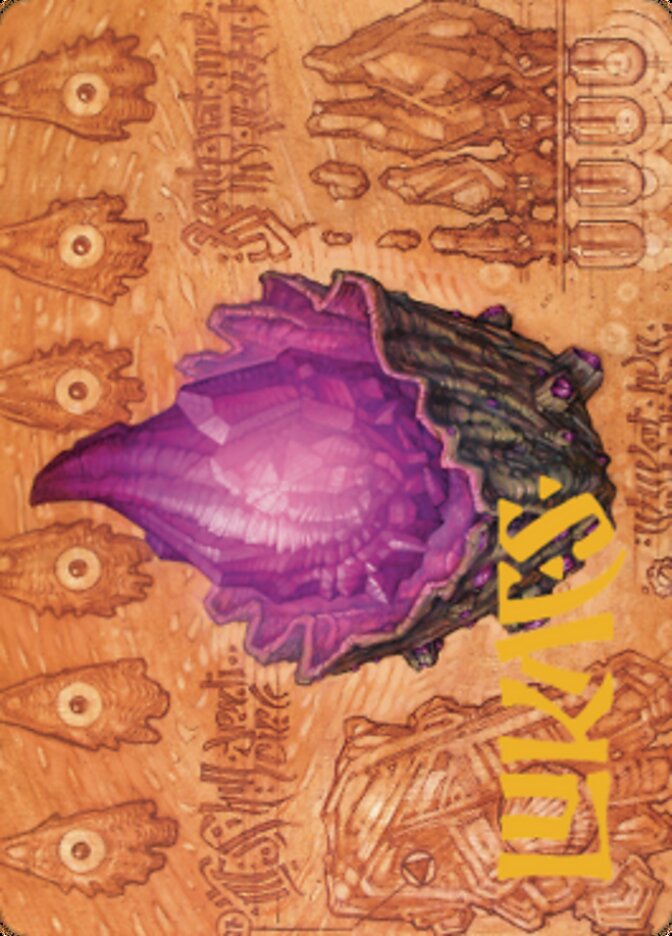 Thorn of Amethyst Art Card (Gold-Stamped Signature) [The Brothers' War Art Series] Magic: The Gathering