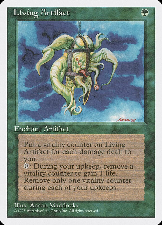 Living Artifact [Fourth Edition] Magic: The Gathering