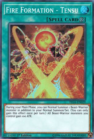 Fire Formation - Tensu [FIGA-EN029] Super Rare - Yugioh Cards For Your TCG Needs!