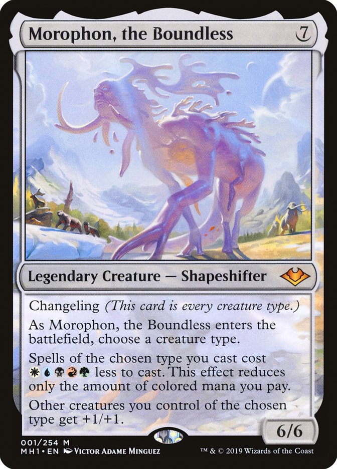 Morophon, the Boundless [Modern Horizons] Magic: The Gathering
