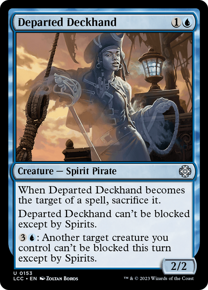 Departed Deckhand [The Lost Caverns of Ixalan Commander] Magic: The Gathering