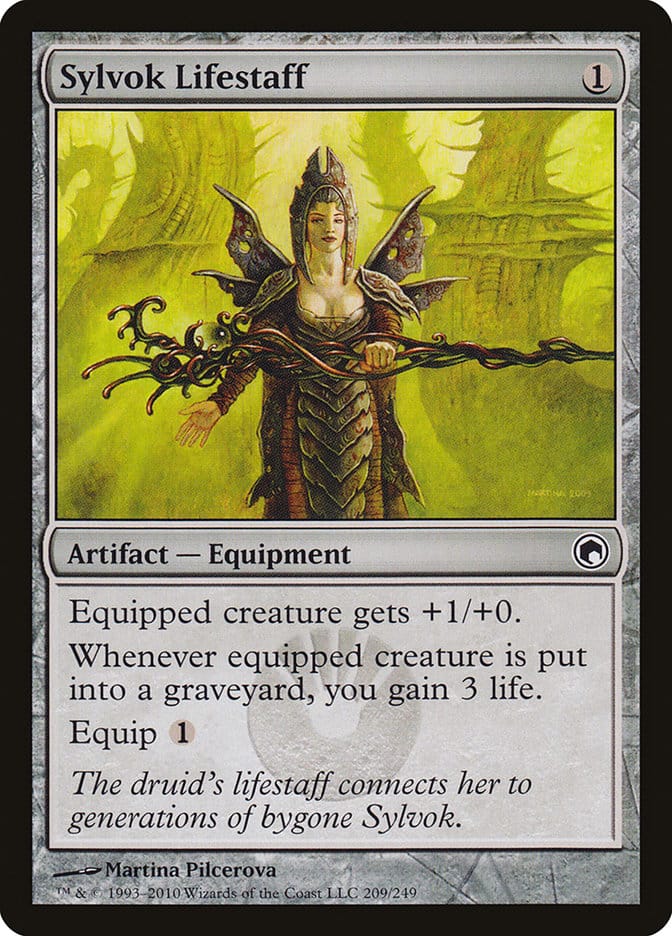 Sylvok Lifestaff [Scars of Mirrodin] Magic: The Gathering