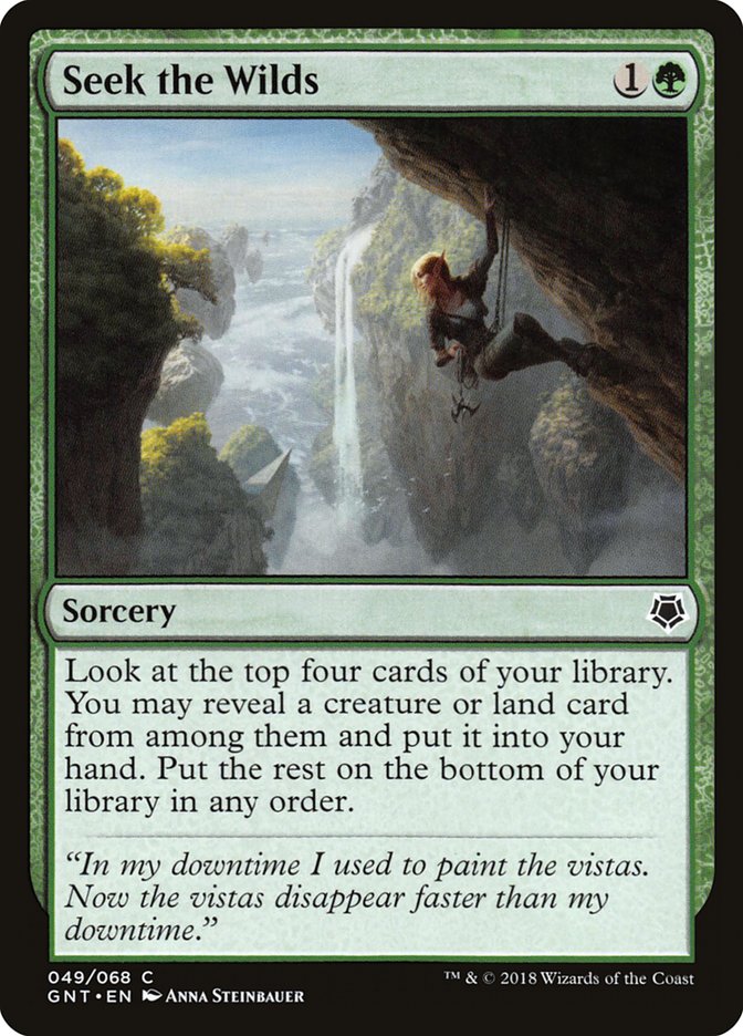 Seek the Wilds [Game Night 2018] Magic: The Gathering