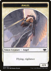 Shapeshifter (001) // Angel (002) Double-Sided Token [Modern Horizons Tokens] Magic: The Gathering