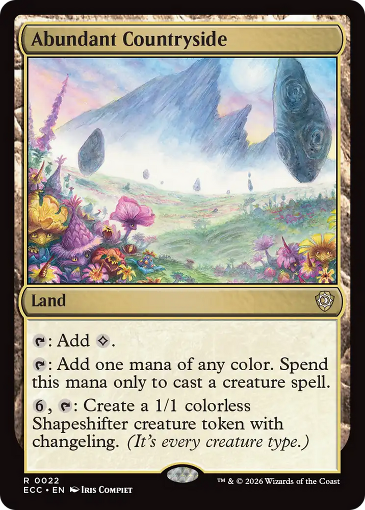 Abundant Countryside [Lorwyn Eclipsed Commander] Magic: The Gathering