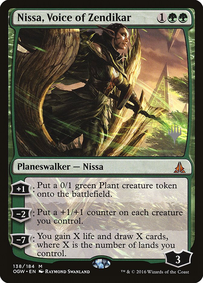 Nissa, Voice of Zendikar (Promo Pack) [Oath of the Gatewatch Promos] Magic: The Gathering