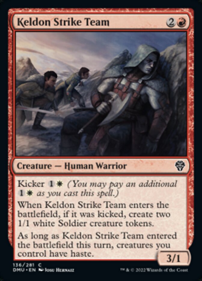 Keldon Strike Team [Dominaria United] Magic: The Gathering
