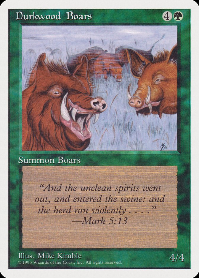 Durkwood Boars [Rivals Quick Start Set] Magic: The Gathering