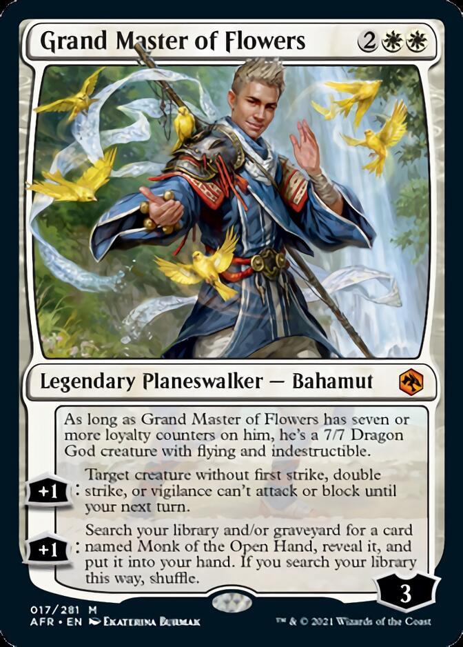 Grand Master of Flowers [Dungeons & Dragons: Adventures in the Forgotten Realms] Magic: The Gathering