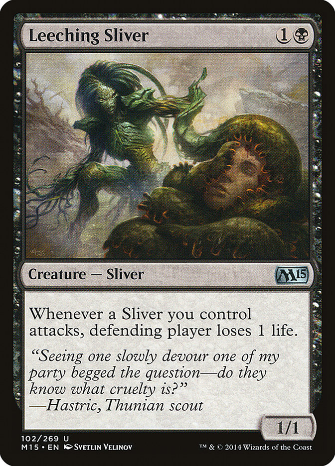 Leeching Sliver [Magic 2015] Magic: The Gathering