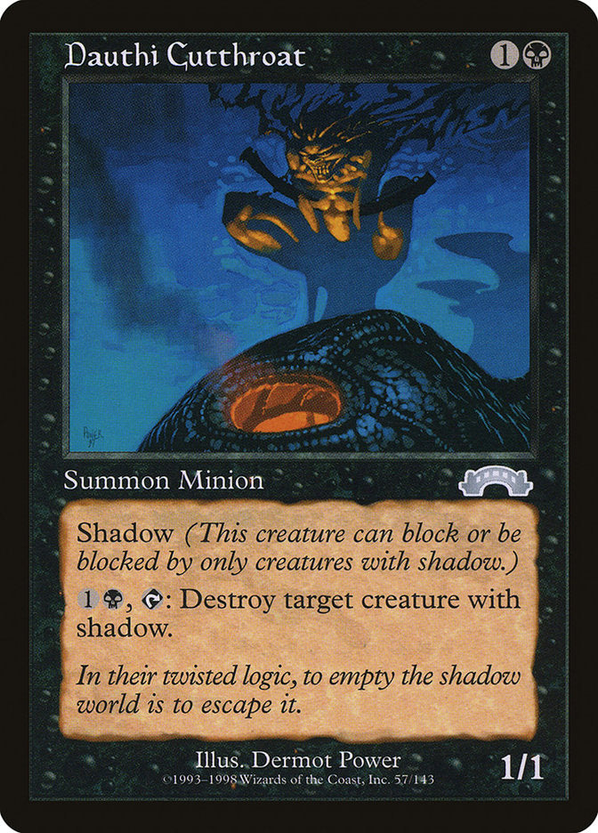 Dauthi Cutthroat [Exodus] Magic: The Gathering