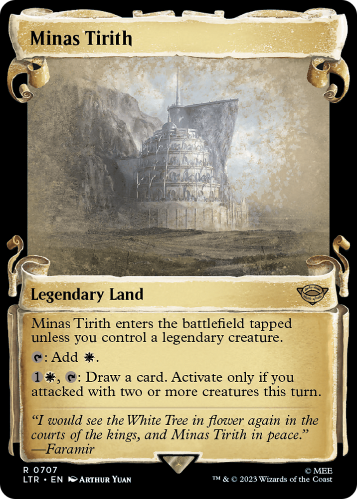 Minas Tirith [The Lord of the Rings: Tales of Middle-Earth Showcase Scrolls] Magic: The Gathering