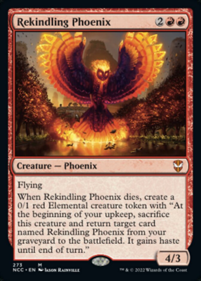 Rekindling Phoenix [Streets of New Capenna Commander] Magic: The Gathering