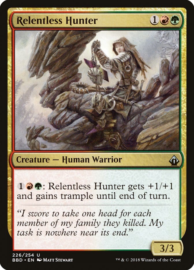 Relentless Hunter [Battlebond] Magic: The Gathering