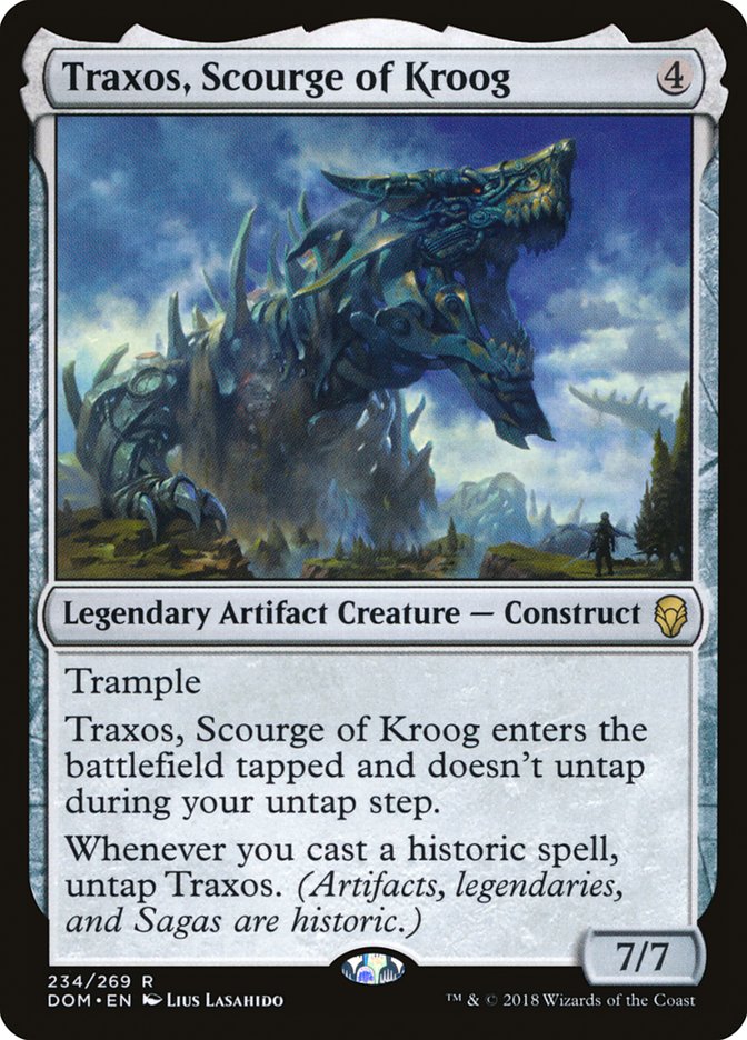 Traxos, Scourge of Kroog [Dominaria] Magic: The Gathering