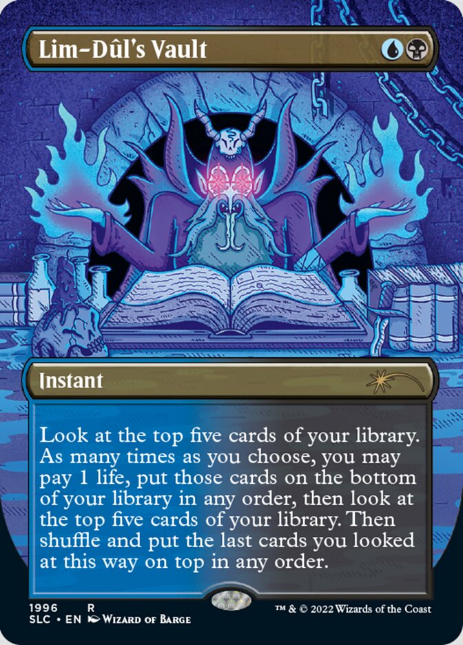 Lim-Dul's Vault (Borderless) [Secret Lair Countdown Kit] Magic: The Gathering
