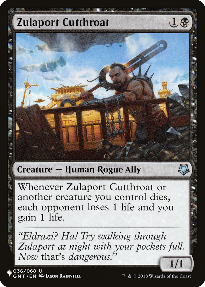 Zulaport Cutthroat [The List] Magic: The Gathering