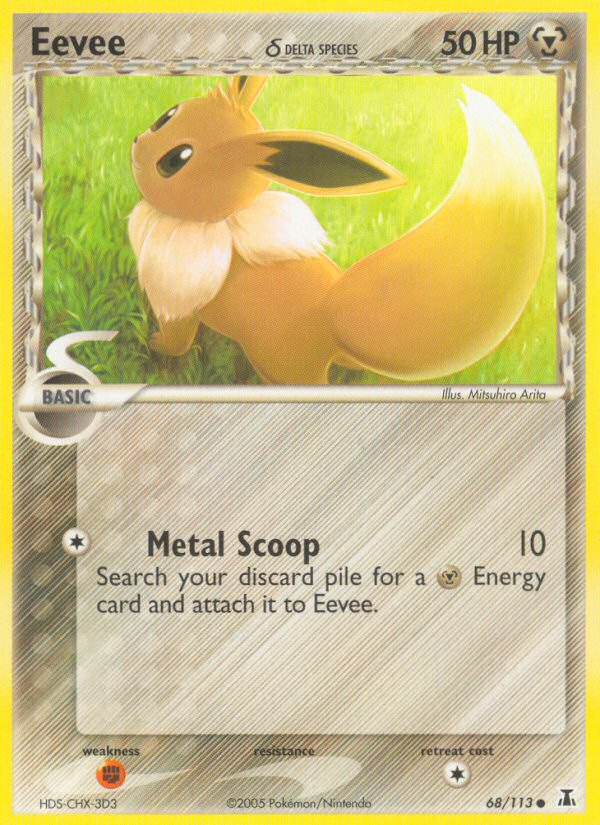Eevee (68/113) (Delta Species) [EX: Delta Species] Pokémon