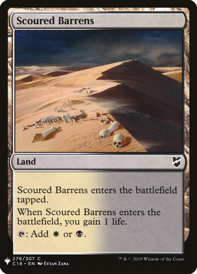 Scoured Barrens [Mystery Booster] Magic: The Gathering