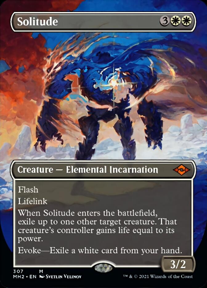Solitude (Borderless Alternate Art) [Modern Horizons 2] Magic: The Gathering