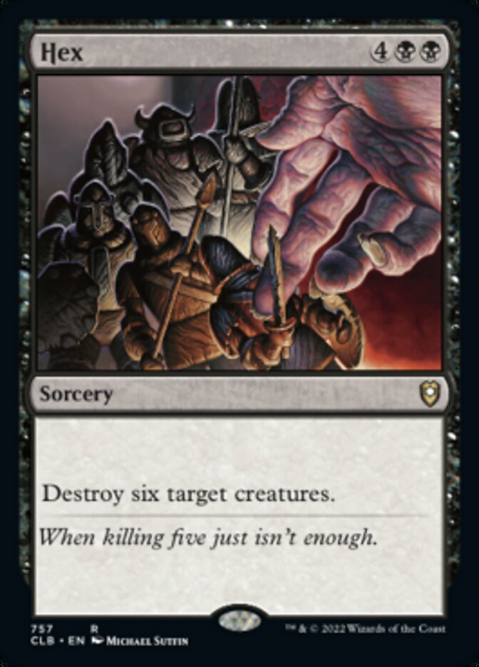 Hex [Commander Legends: Battle for Baldur's Gate] Magic: The Gathering