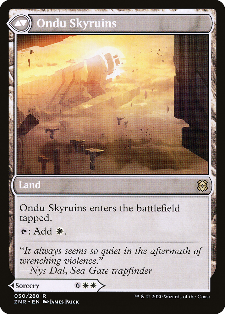 Ondu Inversion // Ondu Skyruins [Secret Lair: From Cute to Brute] Magic: The Gathering