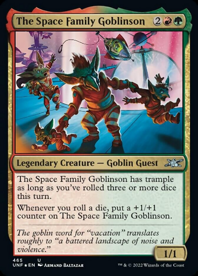 The Space Family Goblinson (Galaxy Foil) [Unfinity] Magic: The Gathering