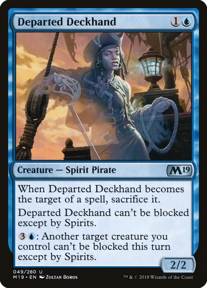Departed Deckhand [Core Set 2019] Magic: The Gathering