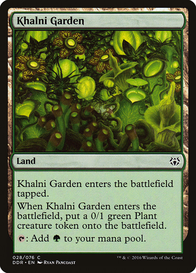 Khalni Garden [Duel Decks: Nissa vs. Ob Nixilis] Magic: The Gathering