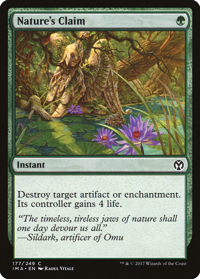 Nature's Claim [Iconic Masters] Magic: The Gathering