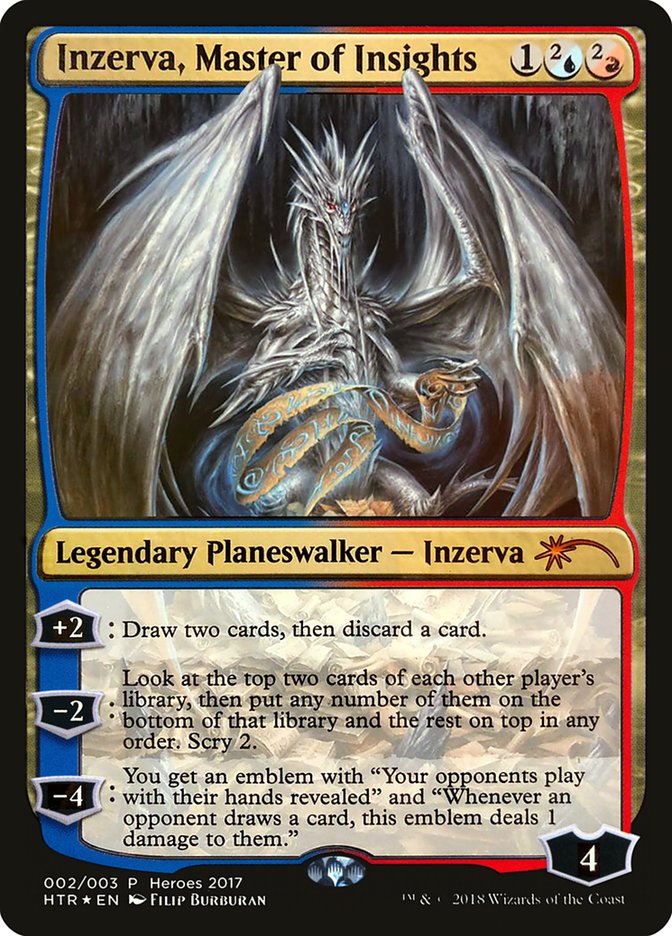 Inzerva, Master of Insights [Heroes of the Realm] Magic: The Gathering
