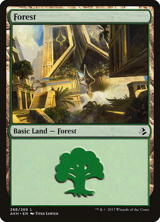 Forest (268) [Amonkhet] Magic: The Gathering