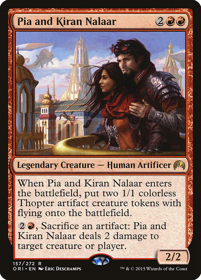 Pia and Kiran Nalaar [Magic Origins] Magic: The Gathering