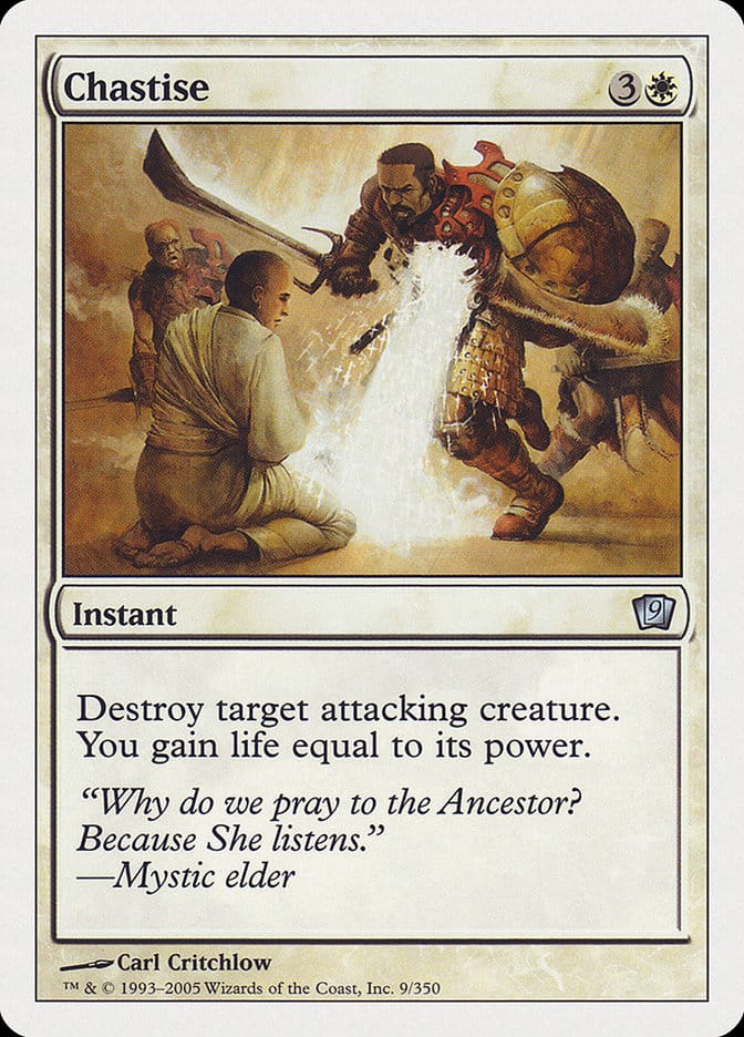Chastise [Ninth Edition] Magic: The Gathering