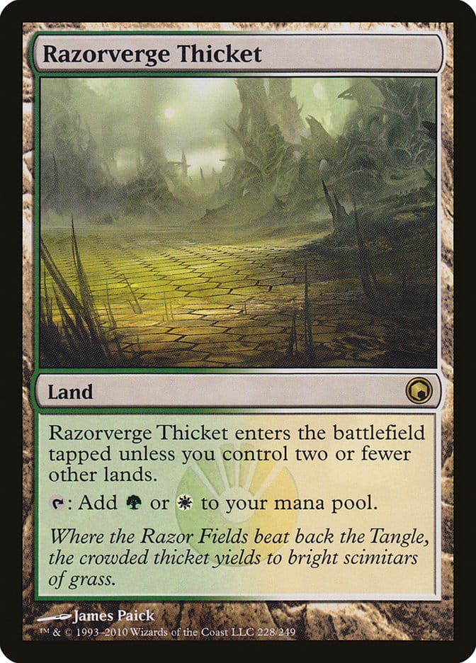Razorverge Thicket [Scars of Mirrodin] Magic: The Gathering