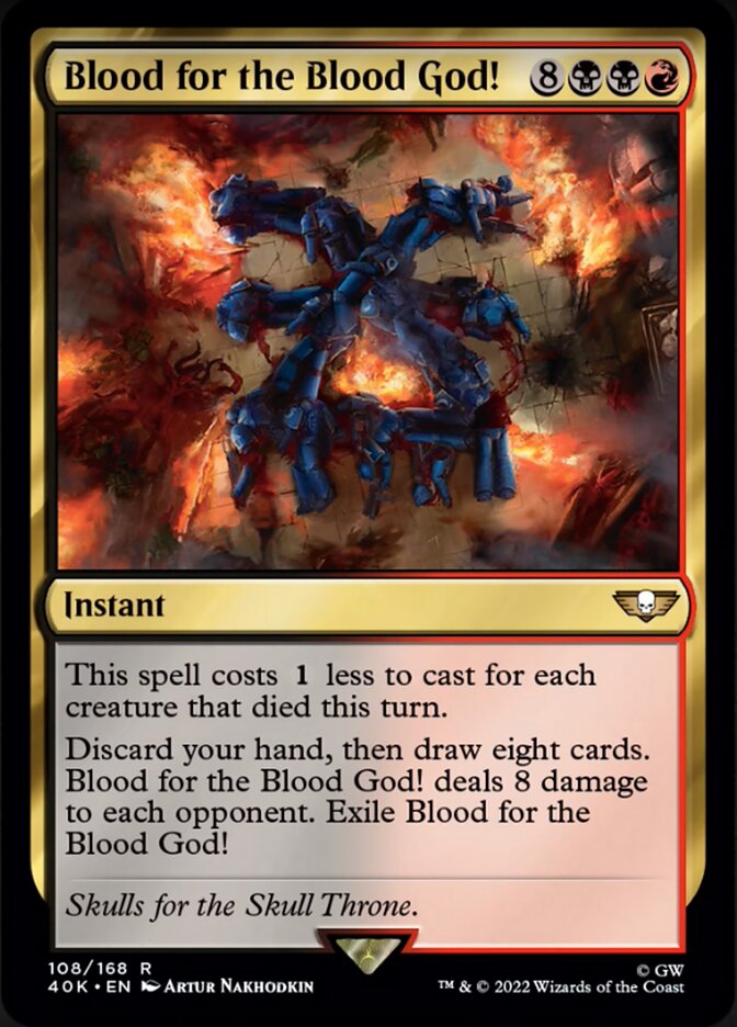 Blood for the Blood God! [Warhammer 40,000] Magic: The Gathering