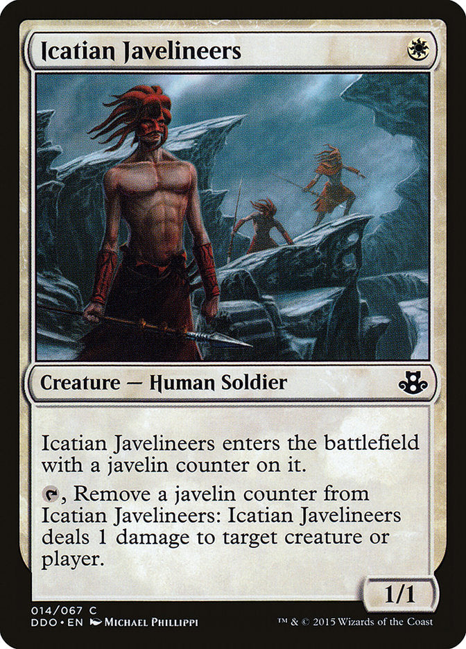 Icatian Javelineers [Duel Decks: Elspeth vs. Kiora] Magic: The Gathering
