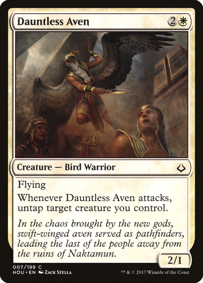Dauntless Aven [Hour of Devastation] Magic: The Gathering