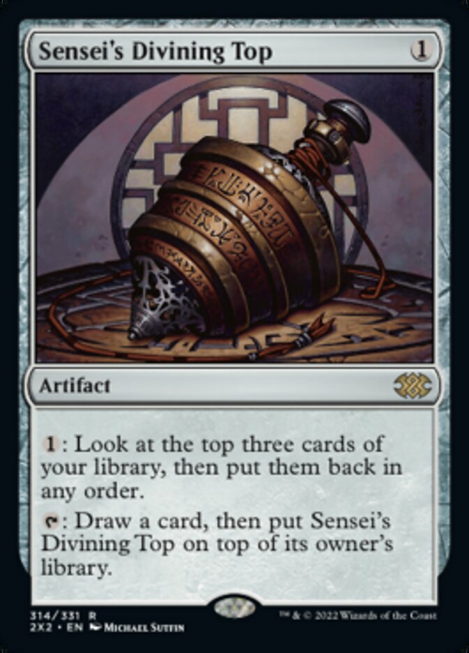 Sensei's Divining Top [Double Masters 2022] Magic: The Gathering