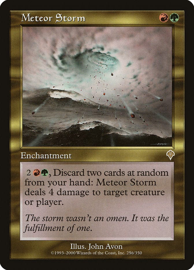 Meteor Storm [Invasion] Magic: The Gathering