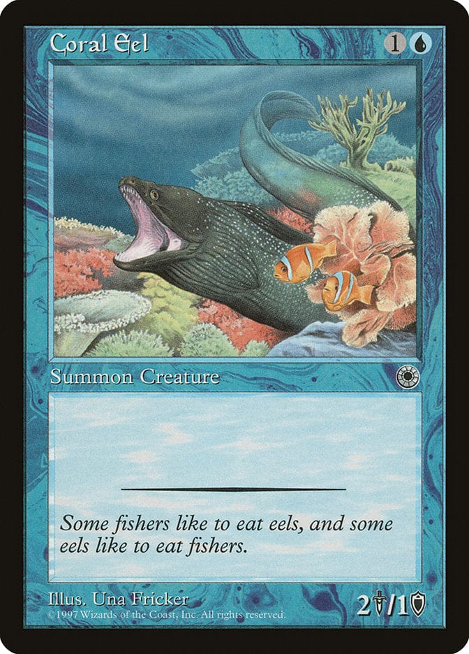Coral Eel [Portal] Magic: The Gathering
