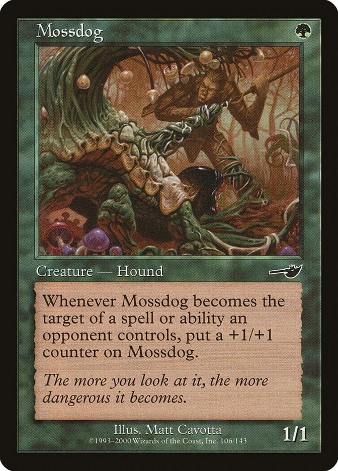 Mossdog [Nemesis] Magic: The Gathering