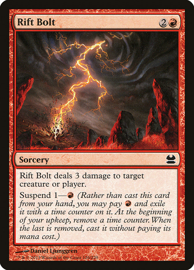 Rift Bolt [Modern Masters] Magic: The Gathering