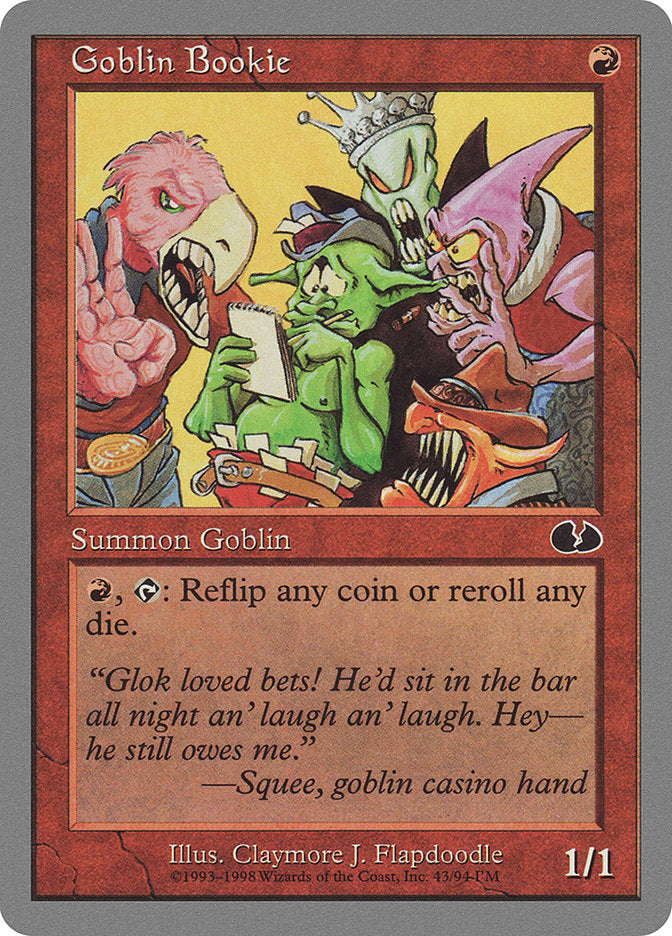 Goblin Bookie [Unglued] Magic: The Gathering
