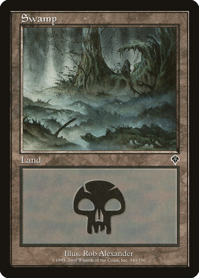 Swamp (340) [Invasion] Magic: The Gathering