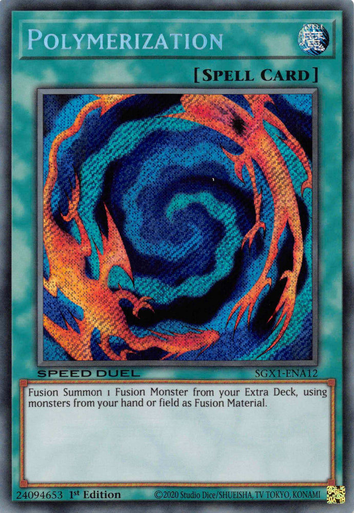 Polymerization [SGX1-ENA12] Secret Rare - Yugioh Cards For Your TCG Needs!